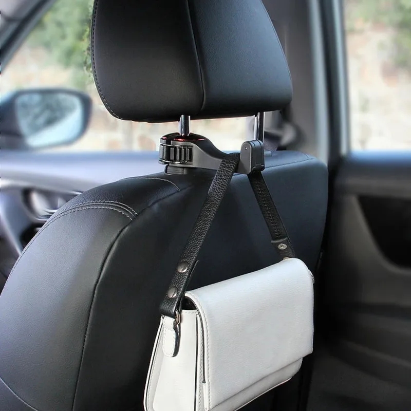 Updated 2 In 1 Car Seat Back Hook Headrest Hanger Universal Car Holder  Phone Handbag Hook Portable Storage Hook Auto Fastener Clip From 2,66 €