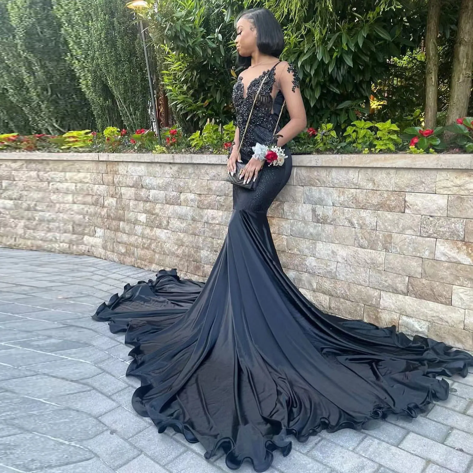 African mermaid hotsell prom dress