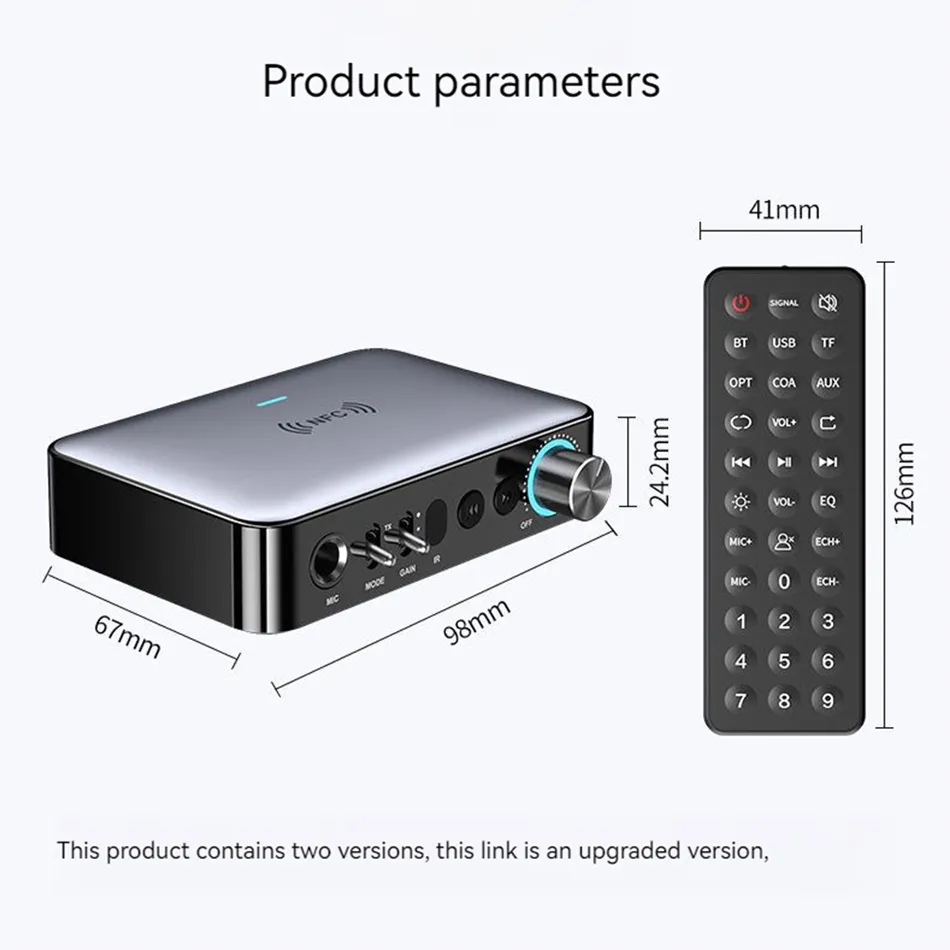 Bluetooth Version 5.1 Audio Transmitter, Strong Compatibility Bluetooth  Audio Adapters TV Computer Plug and Play