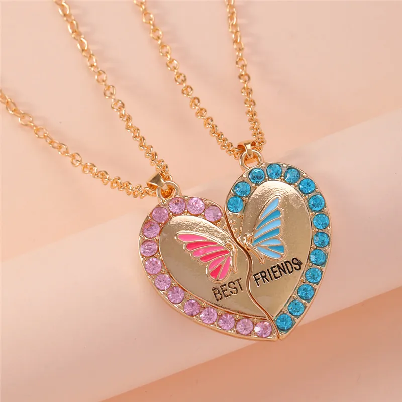 Amazon.com: Latigerf Best Buds Marijuana Leaf Engraved Heart Pendant  Necklace Set for 2 BFF Forever Friendship Gold : Clothing, Shoes & Jewelry