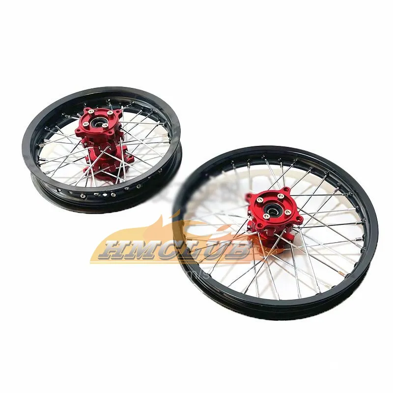 Motorcycle Rear Rim Durable Motorcycle Rims And Wheels Full Set: Rear Wheel Rims Hub With ...