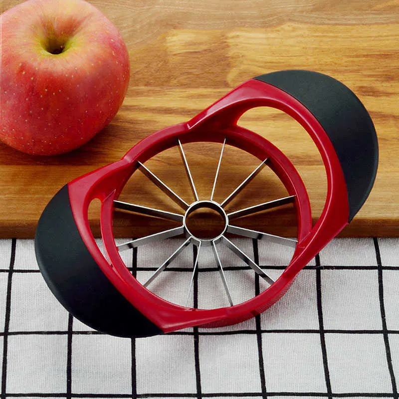 Kitchen Assist Apple Slicer Fruit Divider Grinder Tool Comfort Handle ...