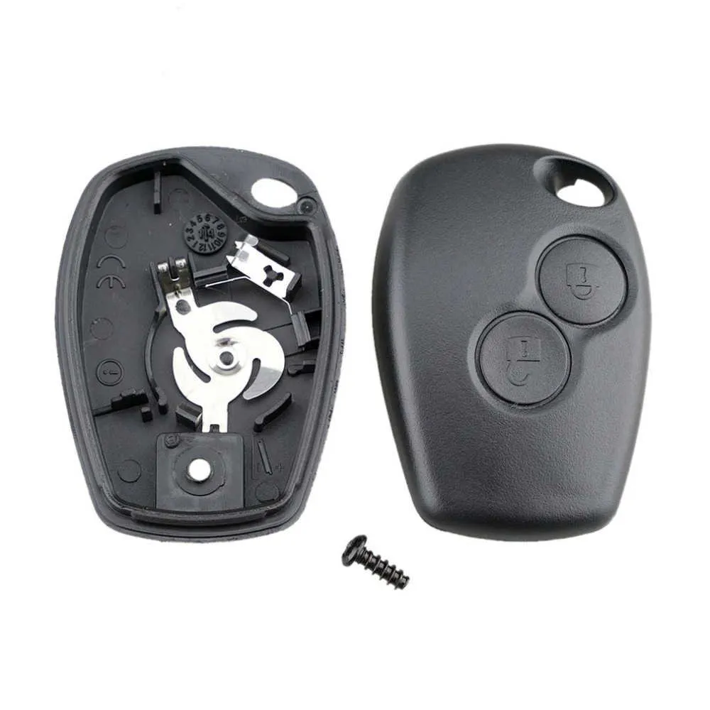 BROVACS Replacement Key Shell Compatible with RENAULT Clio DACIA Logan Sandero 2 Button Keyless Entry Remote Key Case Fob PG350B