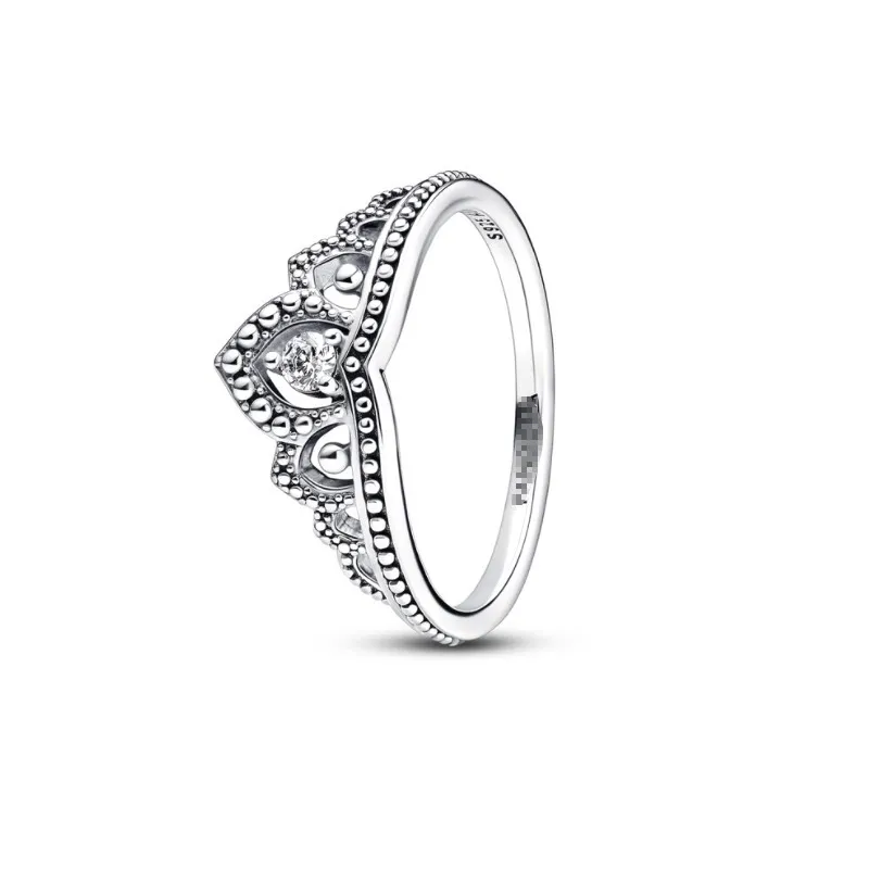 S925 Vortex Crown Multi Ring Beads Trinity Ring
