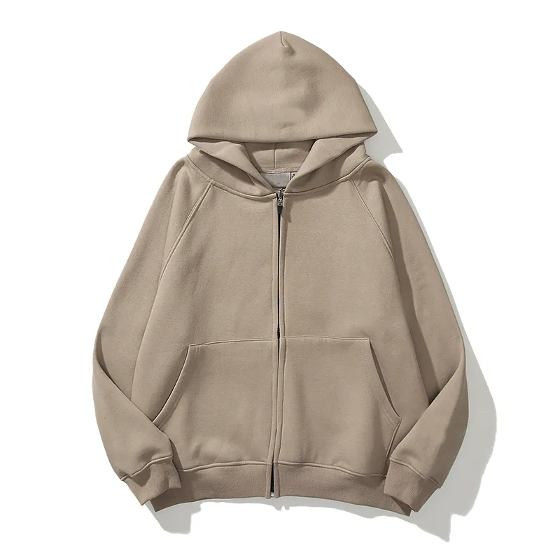 Mens 100 Cotton Long Sleeve Zip Up Hoodie Pullover Jumper Loose Casual Fashion 2024 From Nk hoodie 24.13 DHgate.Com