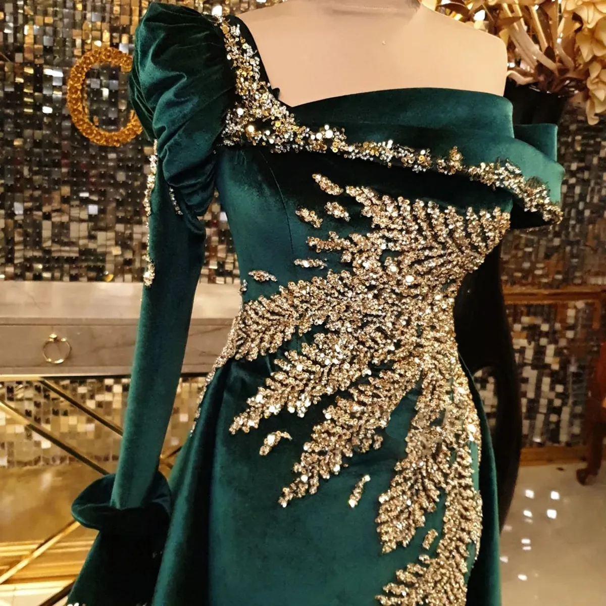 Prom dress top square one