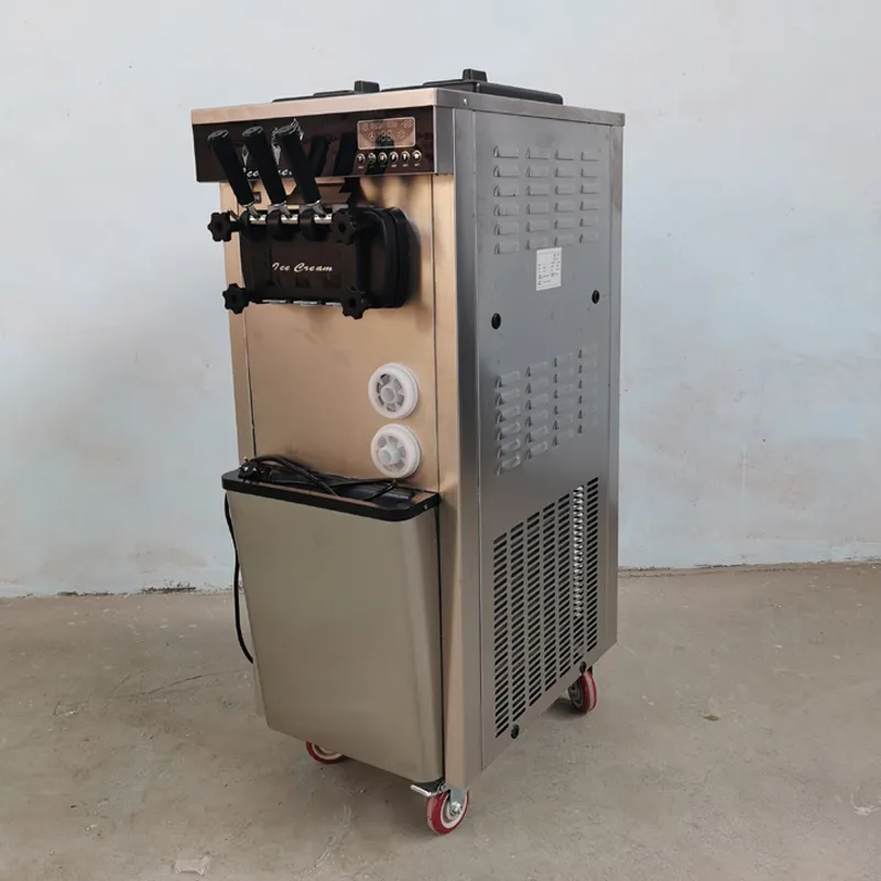 Commercial Soft Serve Ice Cream Machine Vertical Kulfi Making Machine 3 Flavors Electric Old Ice Cream Machine From Babeijing 1 350 DHgate.Com