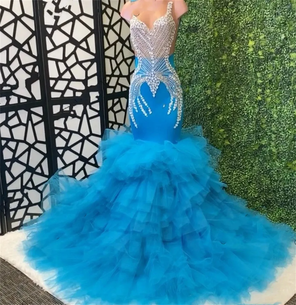 blue dress for baby girl Pearls Junior Prom Dresses Sky Blue Lace Two Piece Prom Gown ARD2147