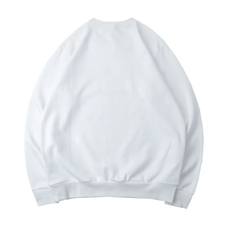 Sudadera Sin Gorro Blanca