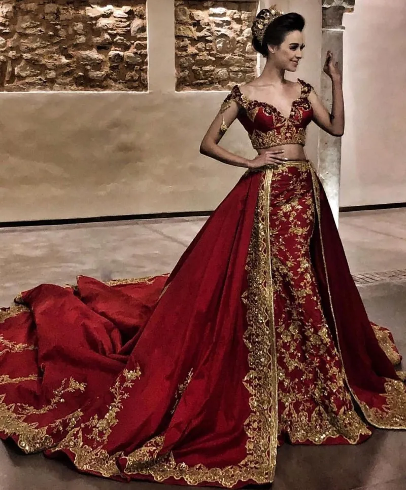 Beautiful bride in Stunning Red ball gown for her Engagement | Red gown  adorned with embroide… | Engagement dress for bride, Indian wedding gowns,  Red wedding gowns