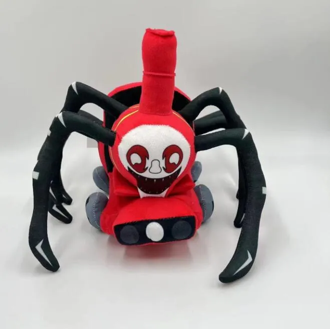 The New Choo Choo-Charles Building Blocks Big Game Surrounding Horror  Mutant Spider Train Model Doll Toys Children's Gifts