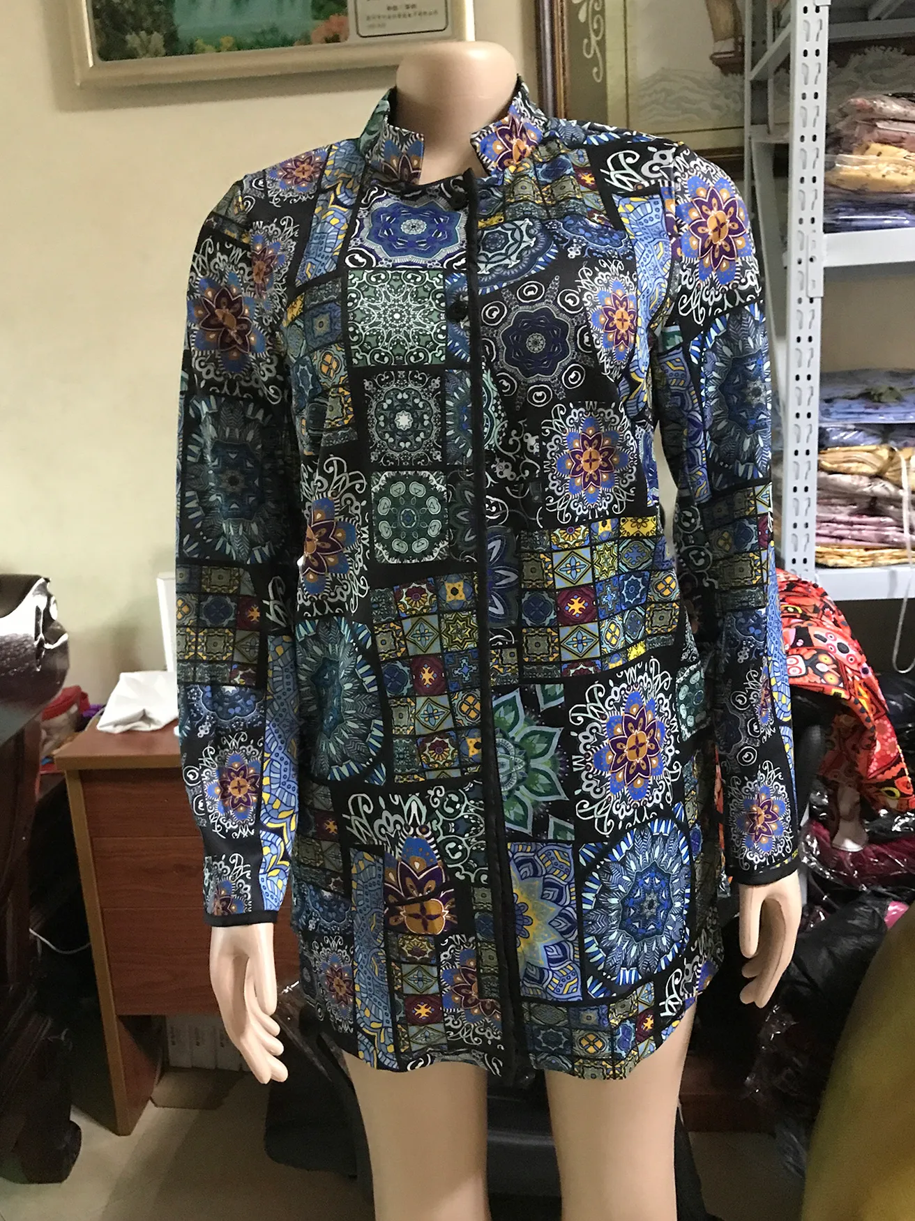 Chaquetas Informales Para Mujer Blusa De Gasa Primavera 2020 Blusas De Fiesta Negras De Retazos Con Cuello En V De Manga Larga Para Mujer Elegantes De 18 78 DHgate