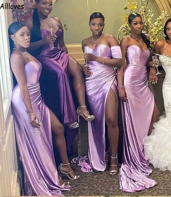 Girls lilac 2025 bridesmaid dress