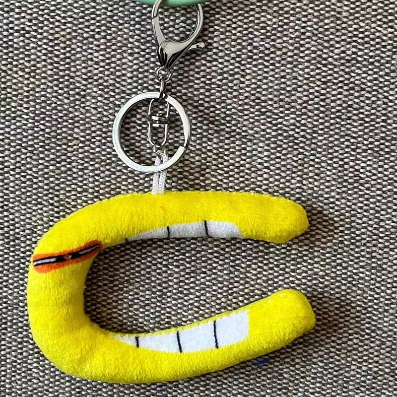 Alphabet Lore Plush Keychain Car Pendant Rear View Mirror