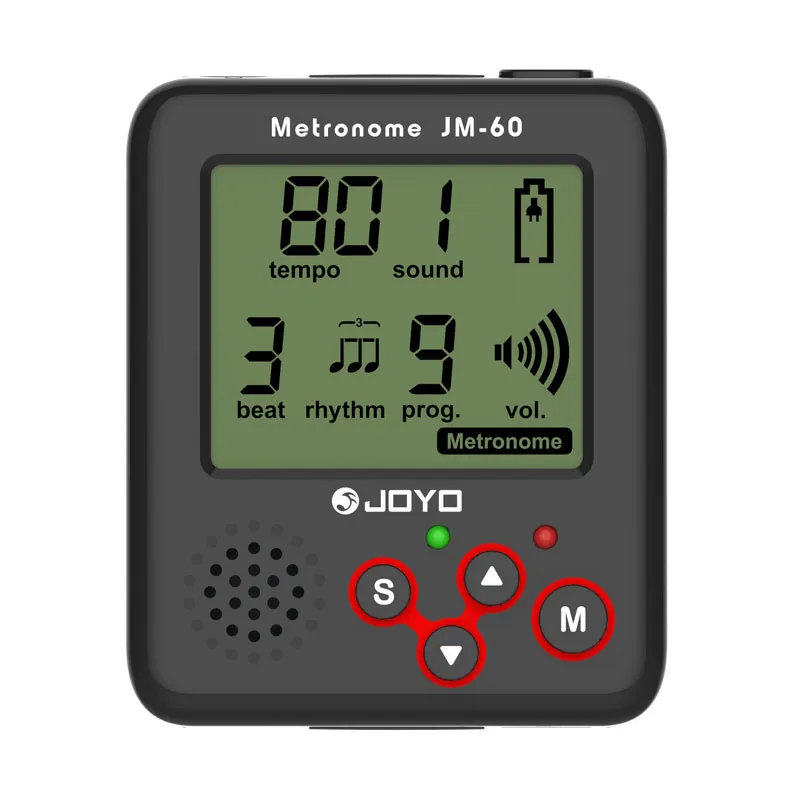 JOYO JM 60 Digital Mini Metronomes Electronic Tone Generator Tuner For ...