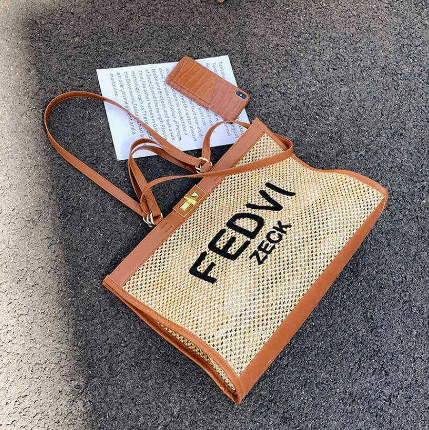 DHgate.com:High Quality Straw Tote Bag 2024 - Large Raffia