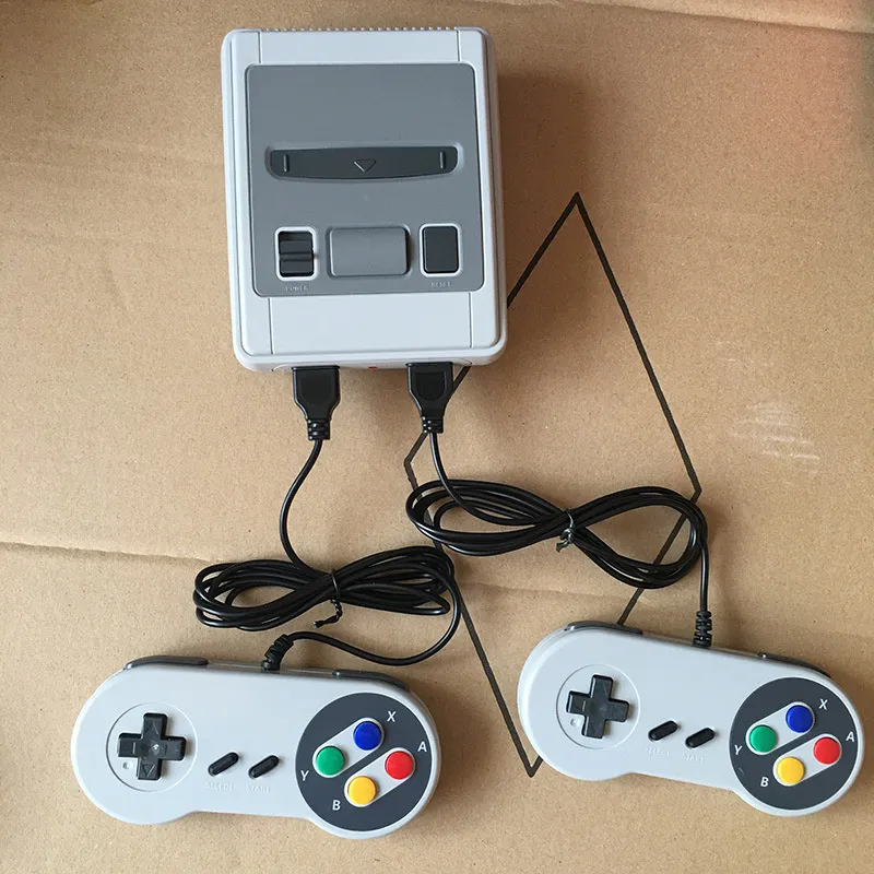 Nostalgic Host Mini Classic Retro Game Players 8 Bit 620 TV Video Game Console For SNES Games Consoles AV Output With Retail Packing