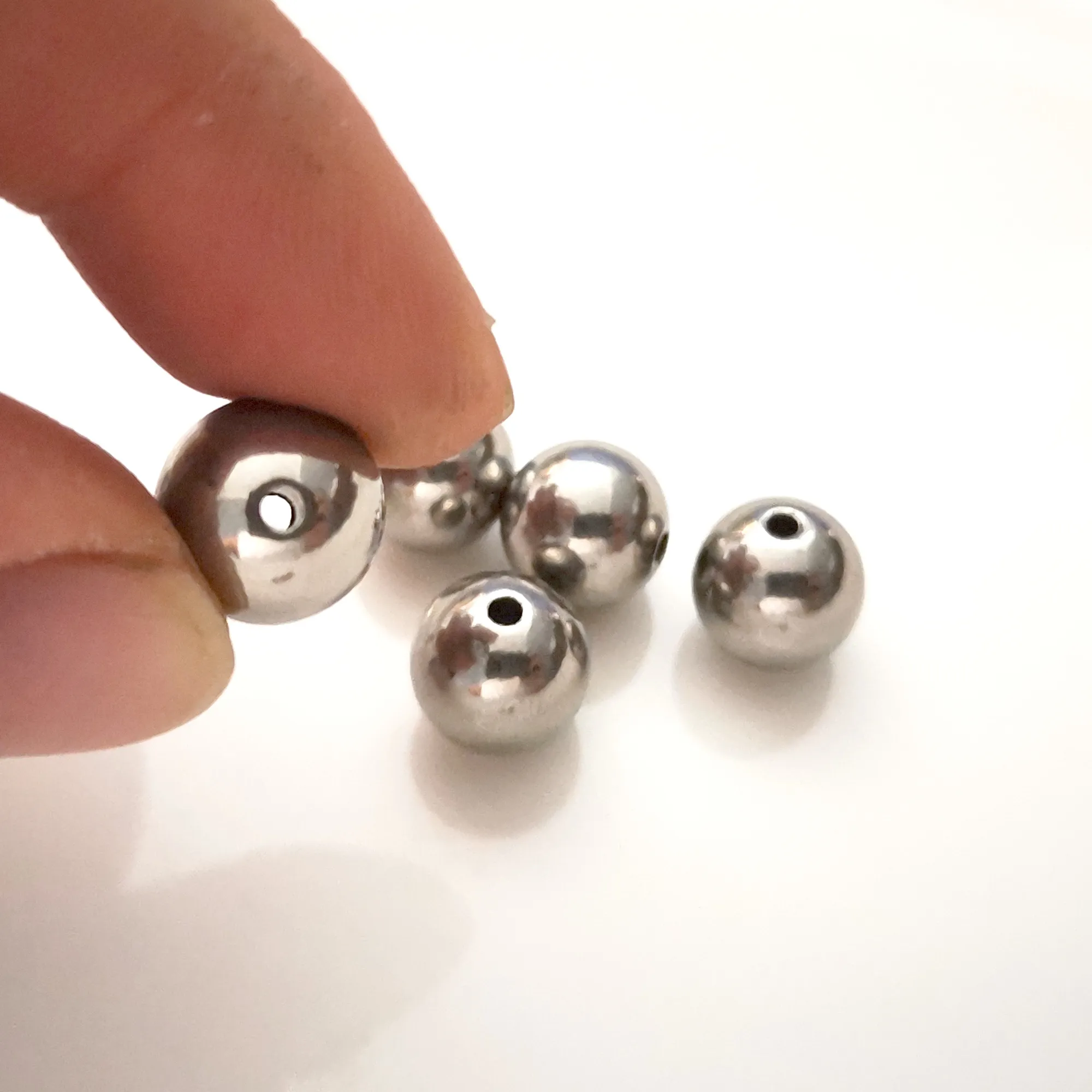 Stainless Steel Round Spacers Ball Spacer Stainless Steel Beads