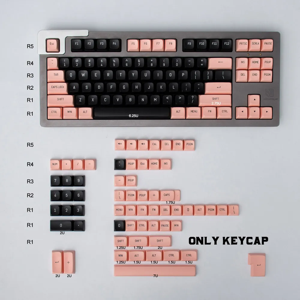 150 Keys Double Shot MSA Profile English Keycaps for Mechanical ...