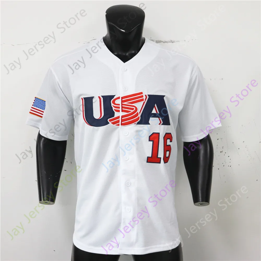 2023 Official Team USA Baseball Authentic Jersey Customizable With