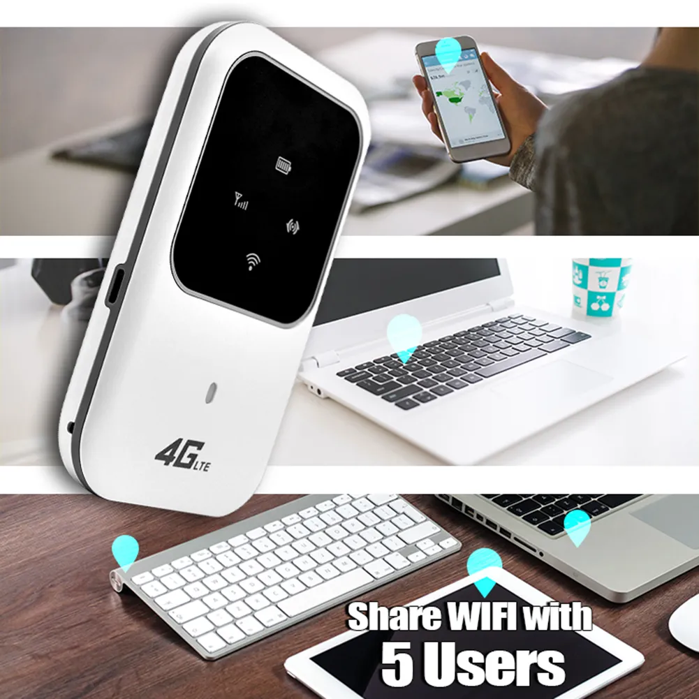 Portable Wireless 4G Router, High Speed WiFi For Up To 10 Devices From ...