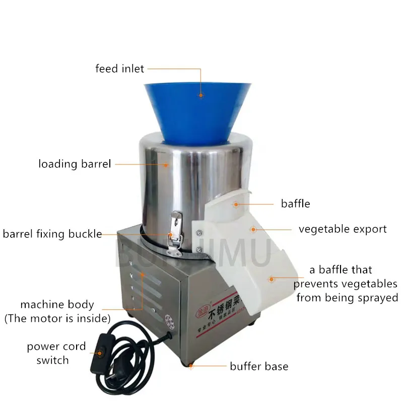 Electric Commercial Cabbage Chopper And Vegetable Litchi Slicer Efficient  Granulator And Stuffing Machine From Lewiao0, $162.32