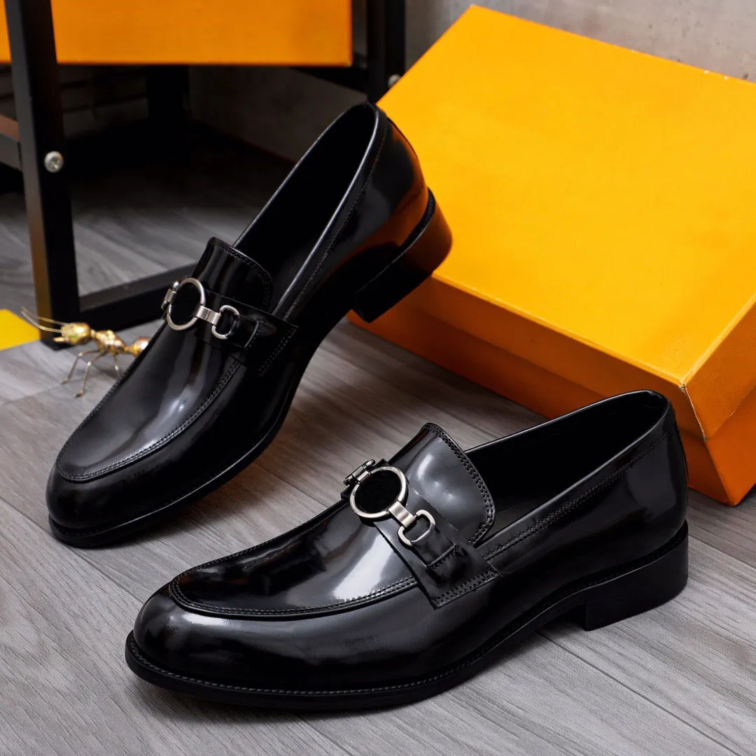 Men’s Dress Shoes Black Leather Size 10 Work Office Wedding Amazon.com: Men main image 4