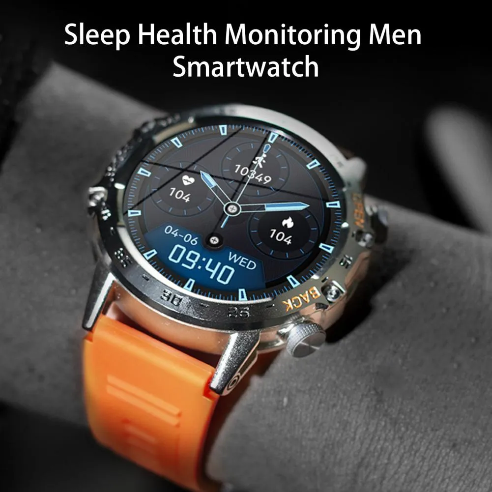 2023 NEW Smart Watch Men 1.39 Inch Full Touch Bracelet Fitness Sports Watches Bluetooth Call Smartwatch Sleep Health Monitoring Message Reminder for Android for iOS