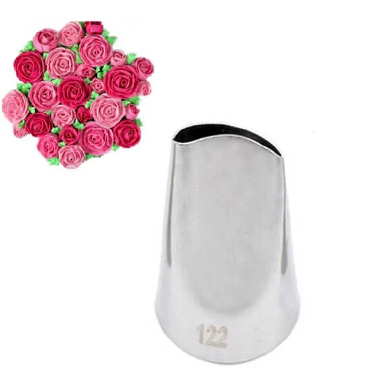 122 Korea Rose Petal Piping Nozzle Stainless Steel Cake Decorating Icing Tips For Buttercream Cream Pastry Flowers From Doorkitch 3.43 DHgate.Com