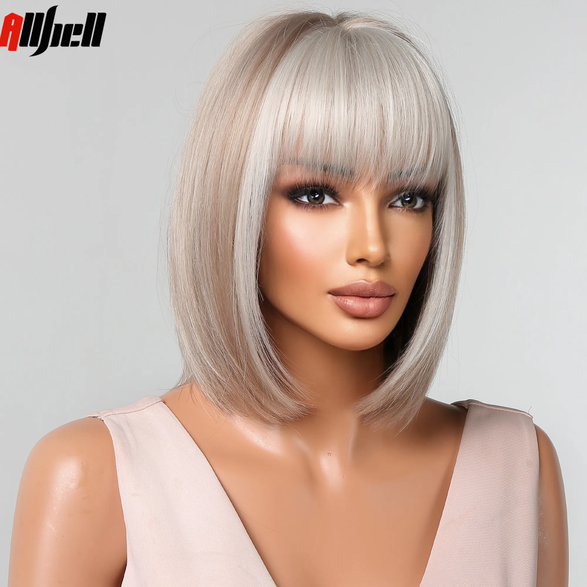 Bob wigs platinum deals