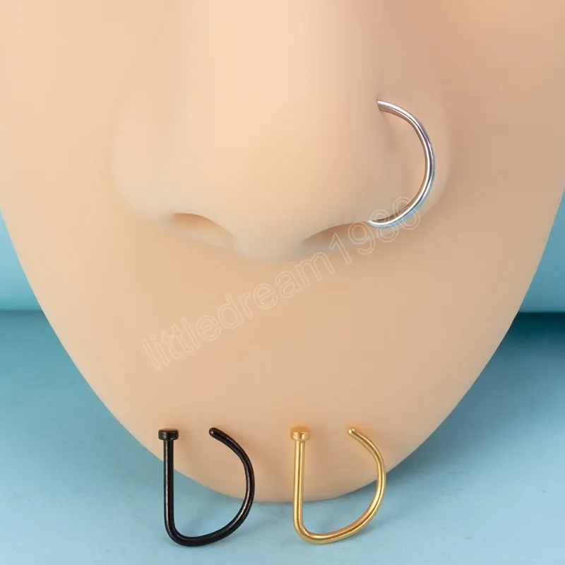 Hoop nose ring and deals septum