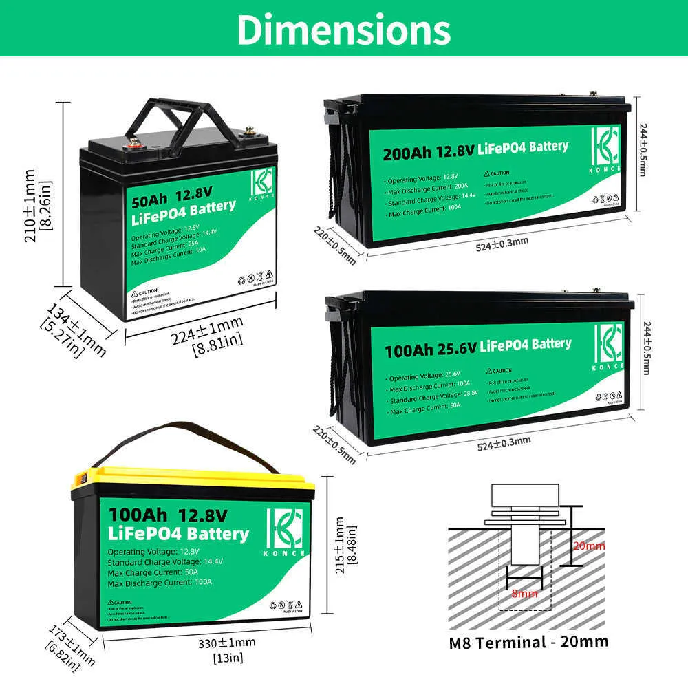 Basen Wiederaufladbarer 12 V 50 Ah LiFePO4-Akkupack Solar-Lithium