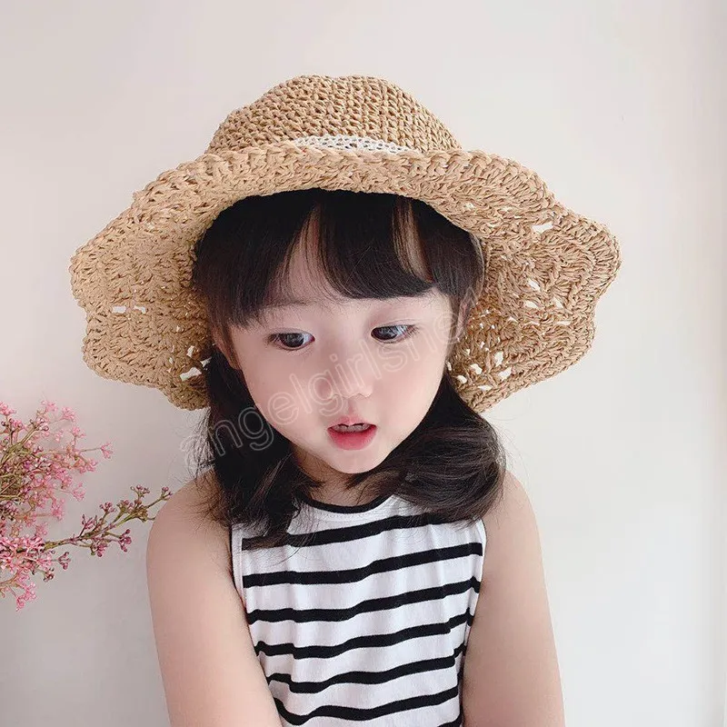 Large Straw Woven Cap With Sun Protection For Babies Fashionable Lace Straw  Sun Hat For Kids, Princess Style, Ideal For Beach And Cute Infant Bucket  Straw Sun Hat From Angelgirlshe111, $4.12