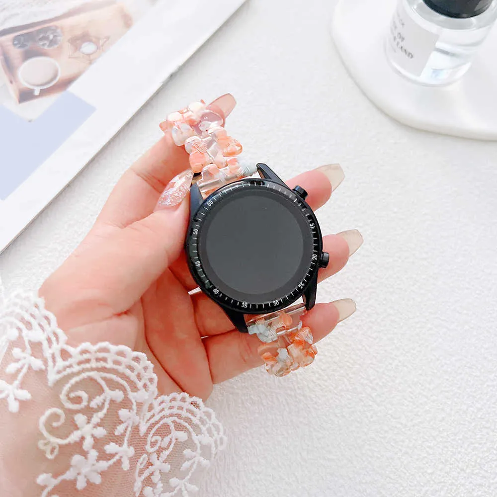 Correas De Reloj 20mm 22mm Correa De Resina Para Samsung Galaxy 5