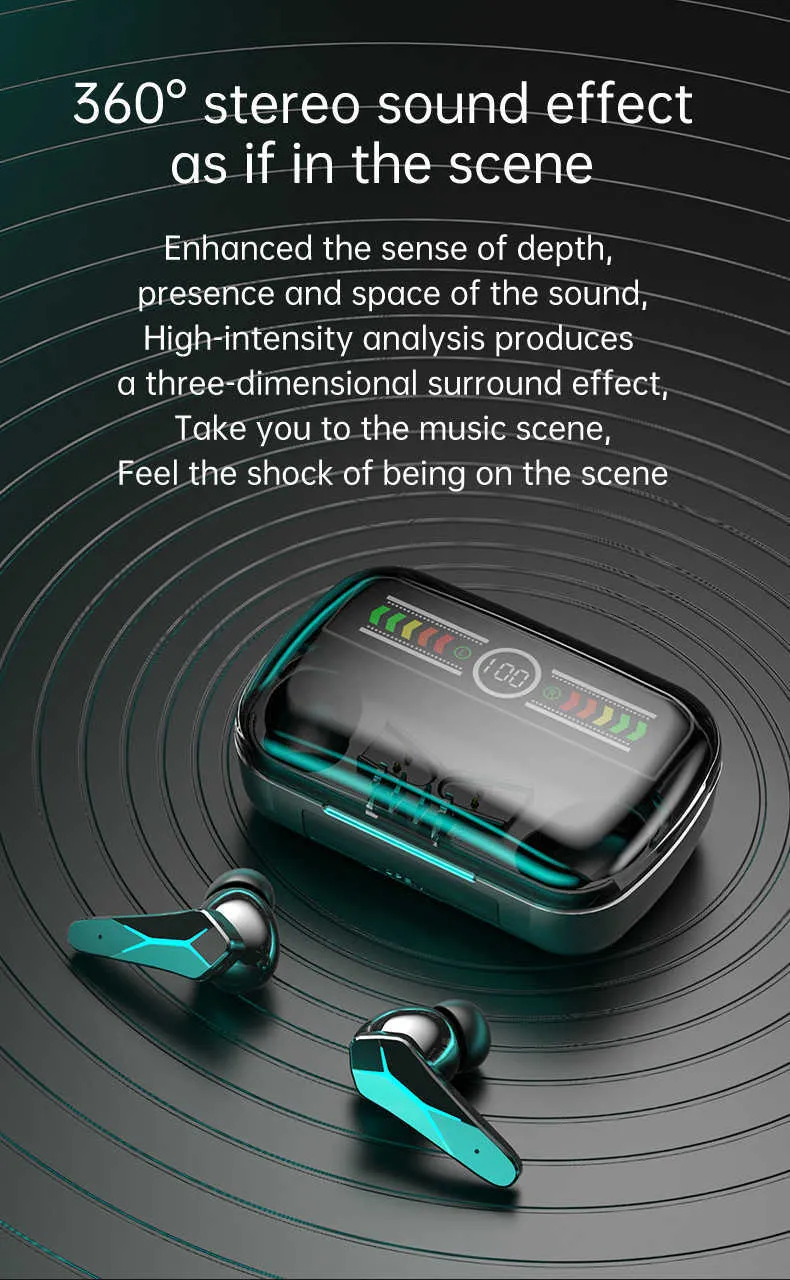 Private Model TWS M12 Wireless Bluetooth Earphones Dual Ear Small