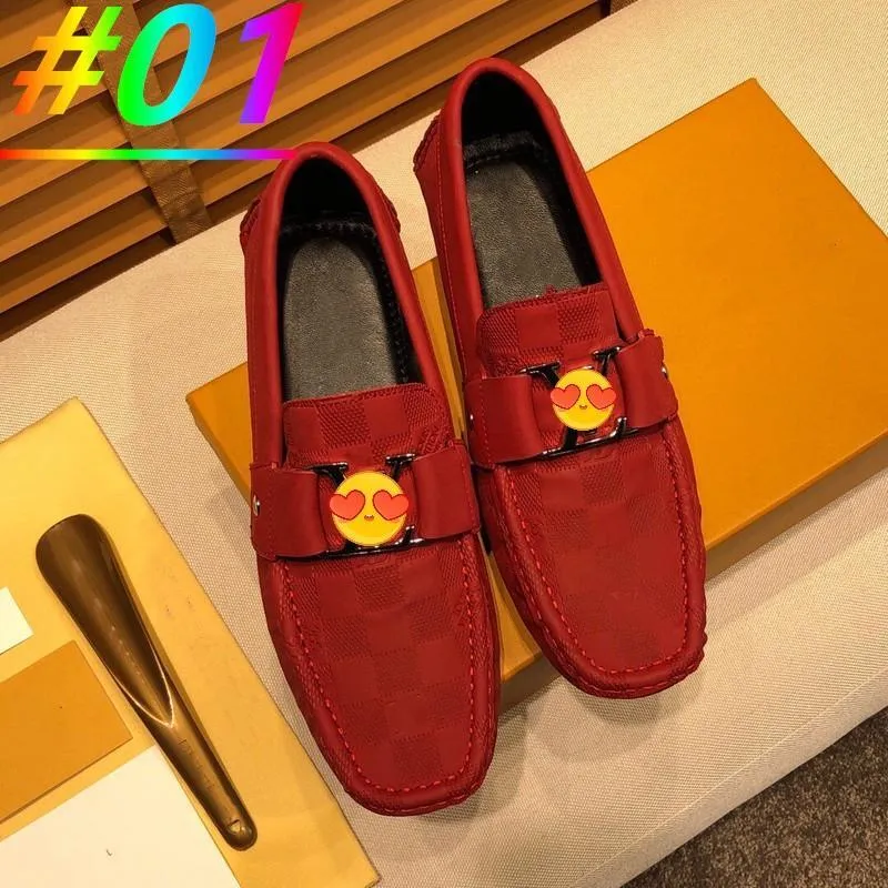 Red and gold loafers shop