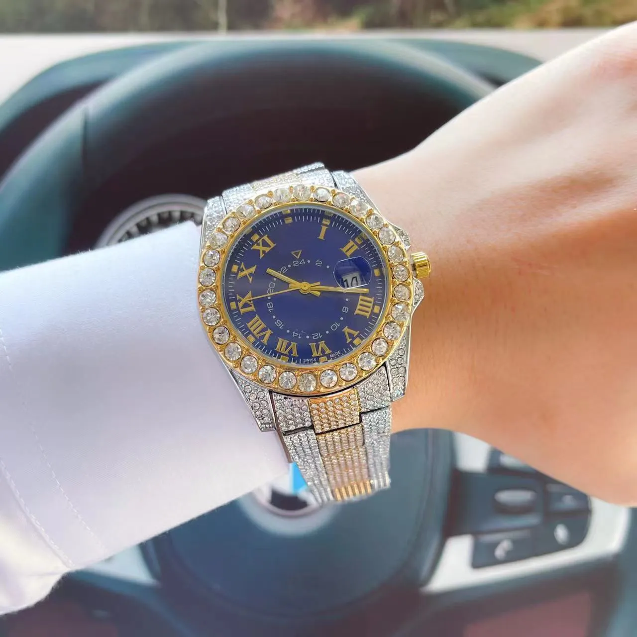 Iced out rolex vvs deals