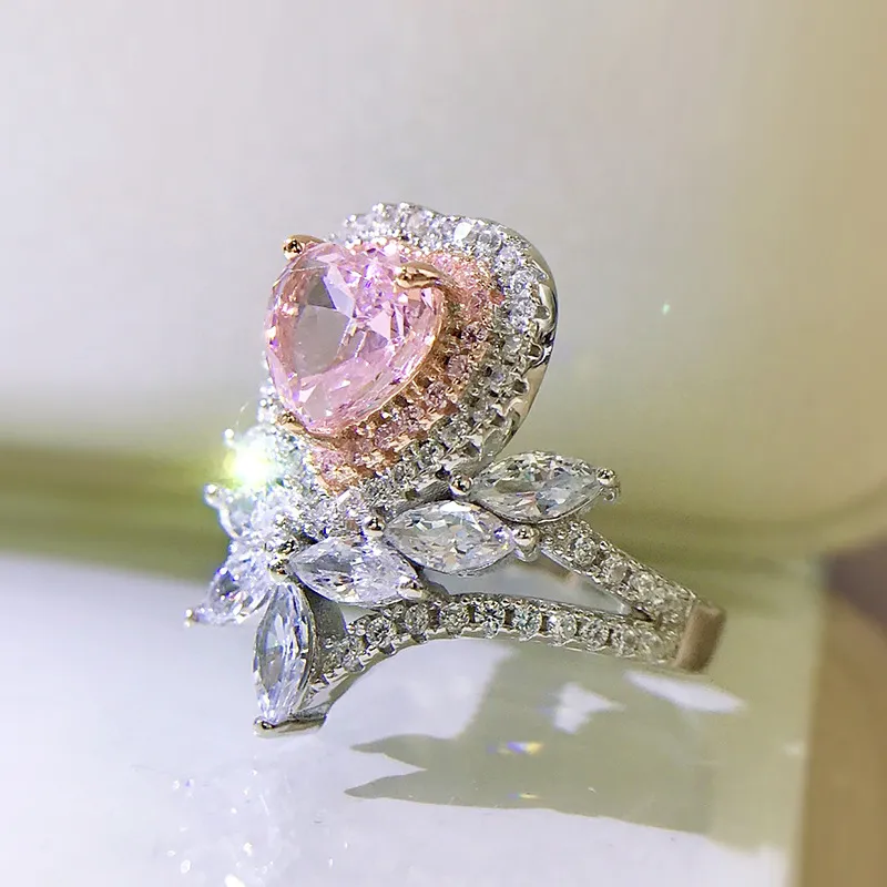 Pink Heart Starfire Ring – SP Inc.