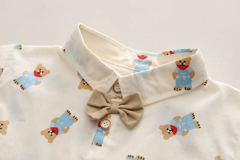 Children Clothing Sets Bow tie Shirts shorts School Suits for Kids Boys Tracksuits Summer Toddler Outfits Baby Clothes