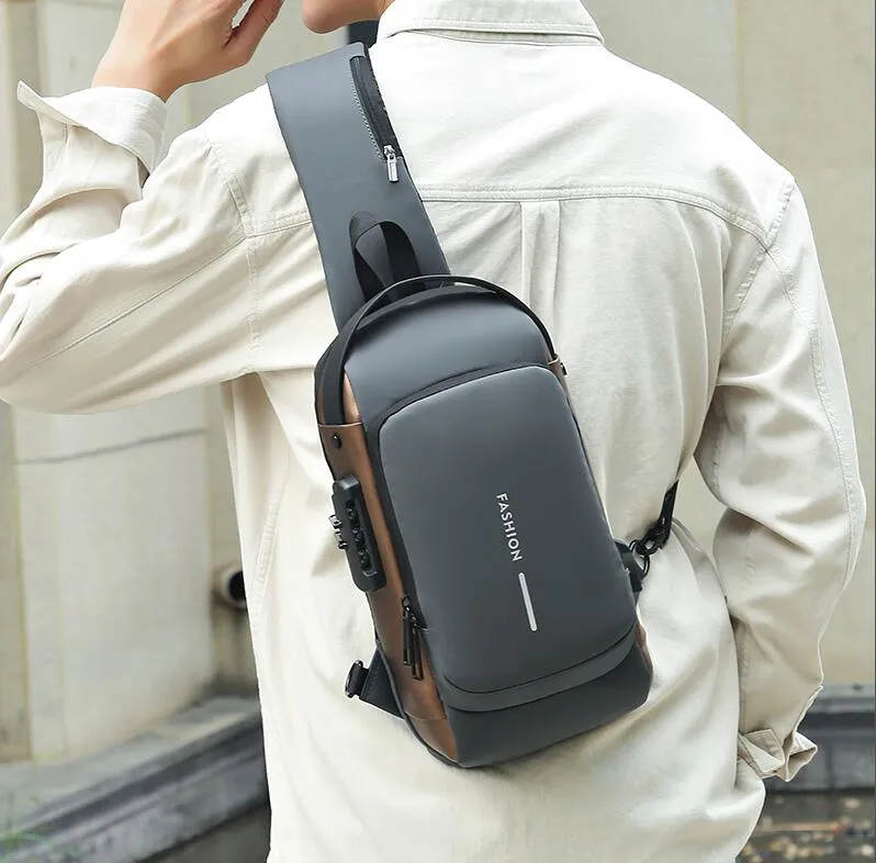 Bolso Cruzado con USB para Hombre