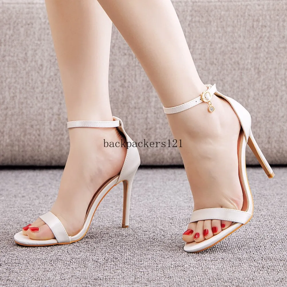 White silk best sale heels
