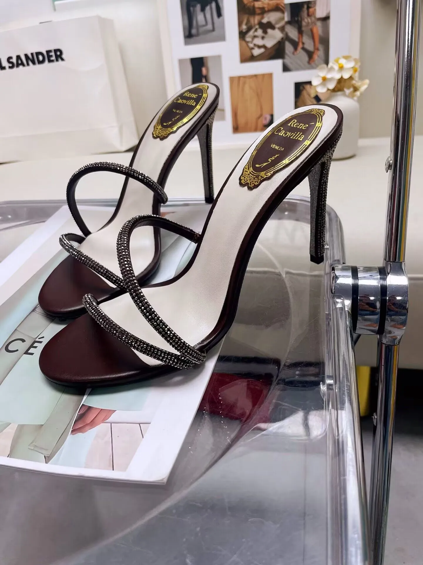 Blush chunky heel best sale