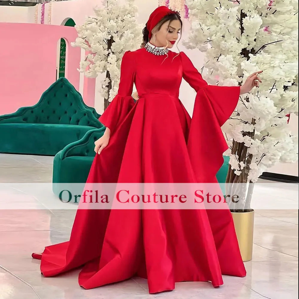 Maxi Dress Robe Save The Queen 2020 Elegant Muslim Prom Dress