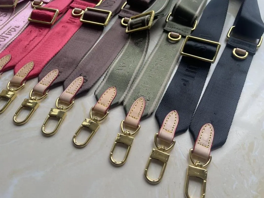 High Quality Real Leather Shoulder Straps For Womens Set Purse Straps  Crossbody Options Pink, Black, Green, Blue From Ttfashion2023, $10.48