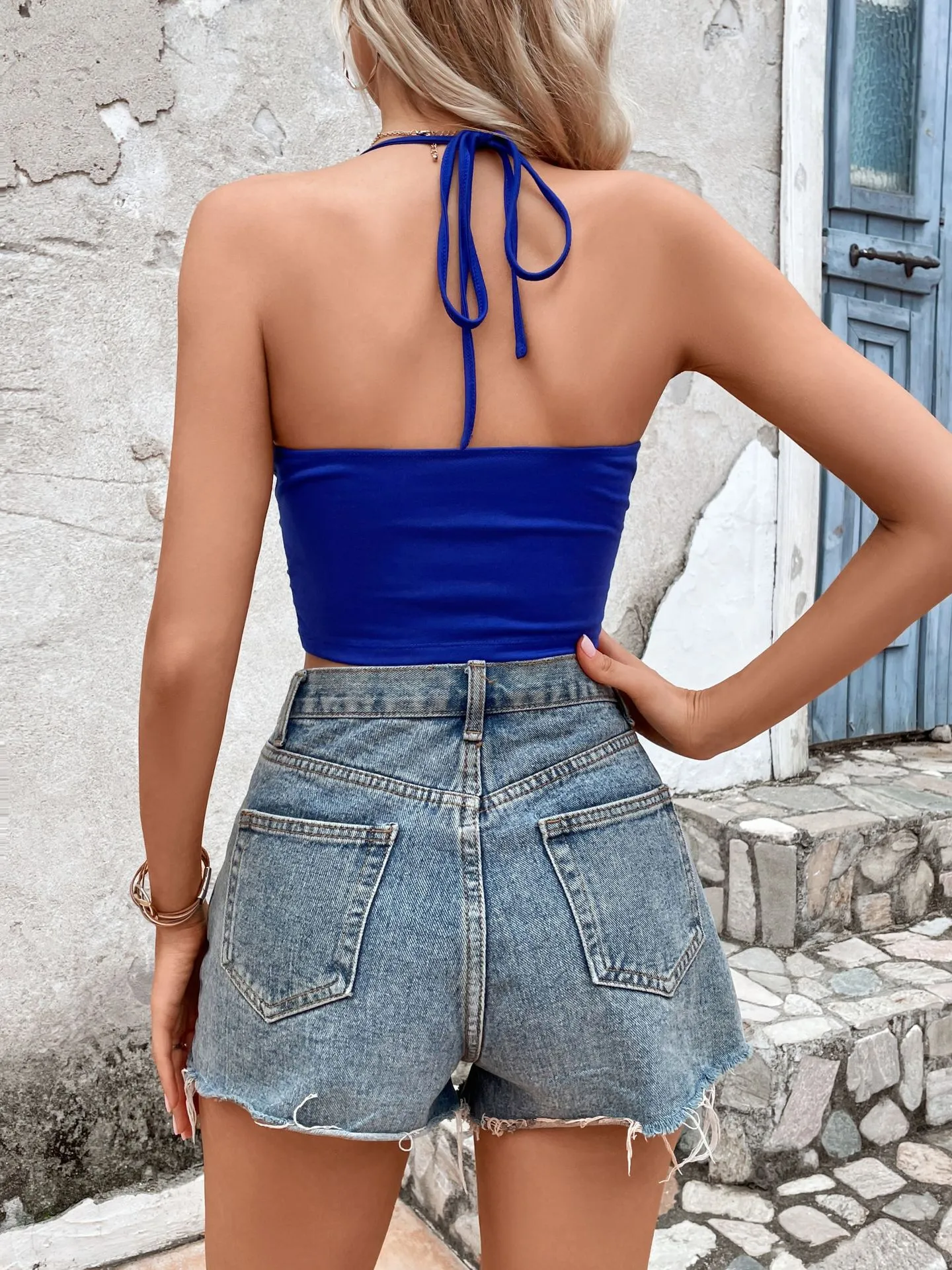 Tendance De La Mode t Nouveau Haut Propagation Poitrine Papillon