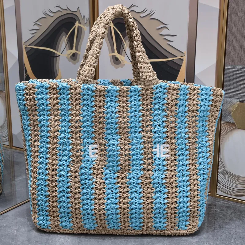 Straw Woven Handbag Women Tote Bag Beach Bags Shopping Purse