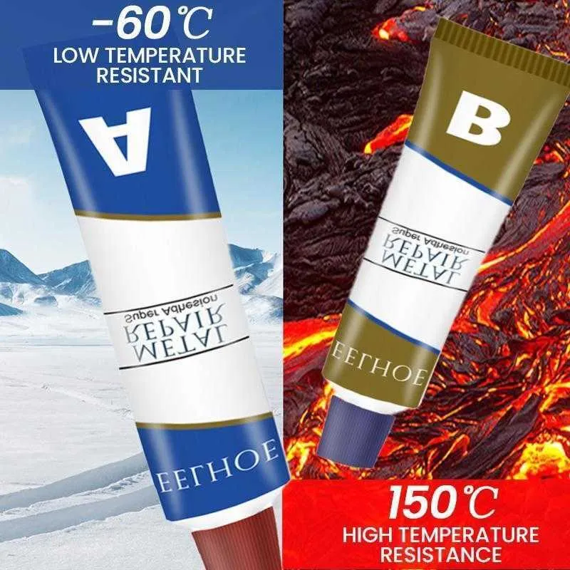 Wholesale 100g AB Hammerite Metal Paint Cast Iron Repair Glue Heat