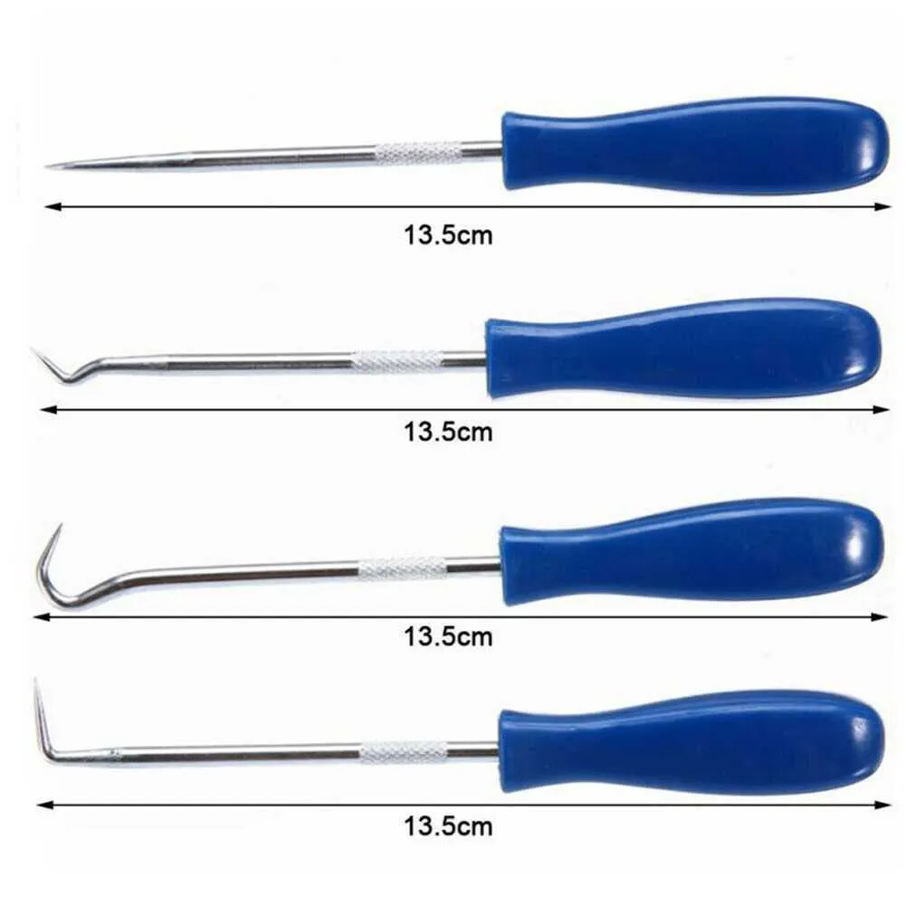 Jeu D'outils De Crochetage Pour Automobile - 4 Crochets (droit, 90°, 135°, Complet) - Longueur 150 Mm - Pour Démontage - 9