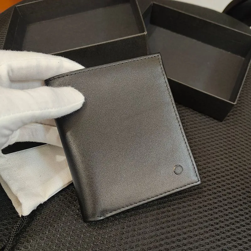 Portefeuille Homme Minimaliste En Cuir - 6 Emplacements Cartes + Billets + Pièces - Noir Ou Marron