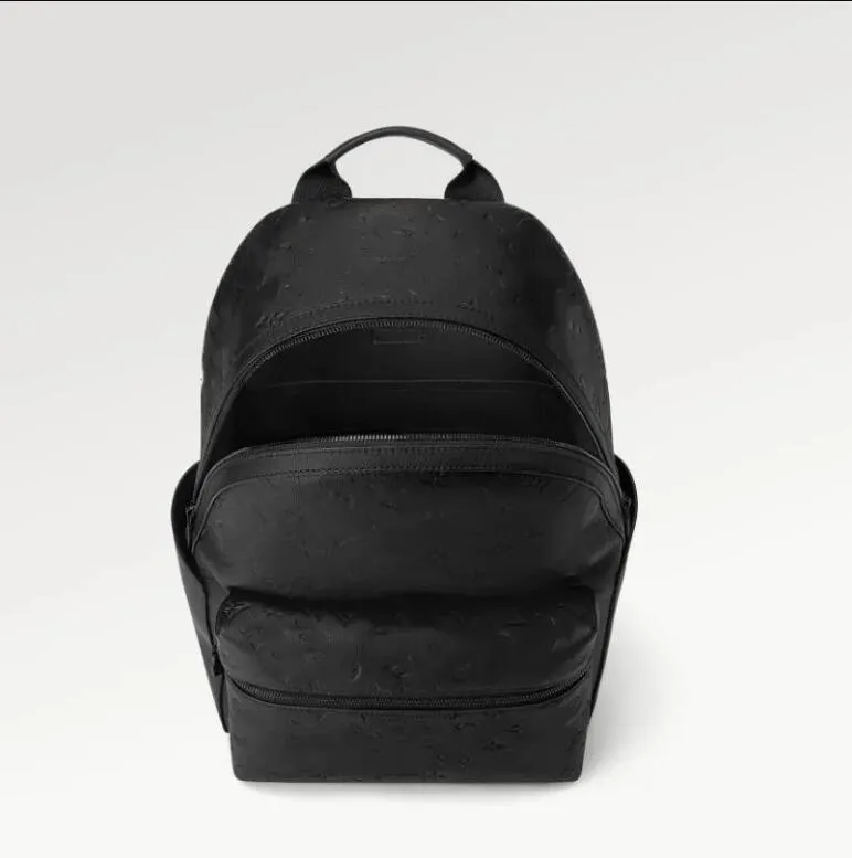 Discovery 7A Genuine Leather men Backpack embossed Leather Designer Men Backpacks Luxury Satchels School Bag For Man Laptop Bags Travelling bag
